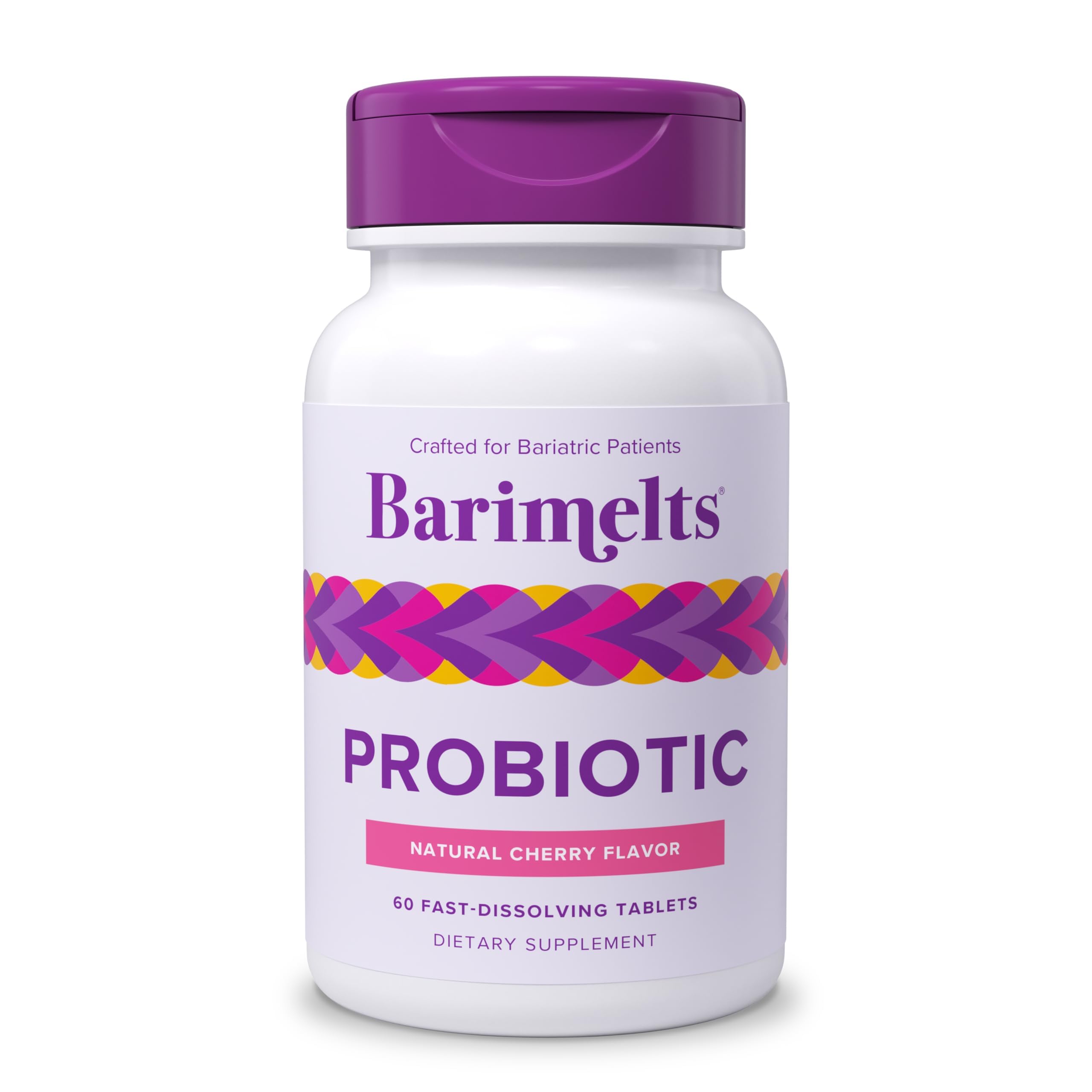 Barimelts Probiotic bottle with label visible