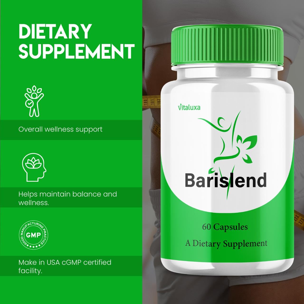 Barislend Capsules 120-count bottle
