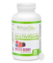 BariSlim Complete Chewable Bariatric Multivitamin bottle – Mixed Berry