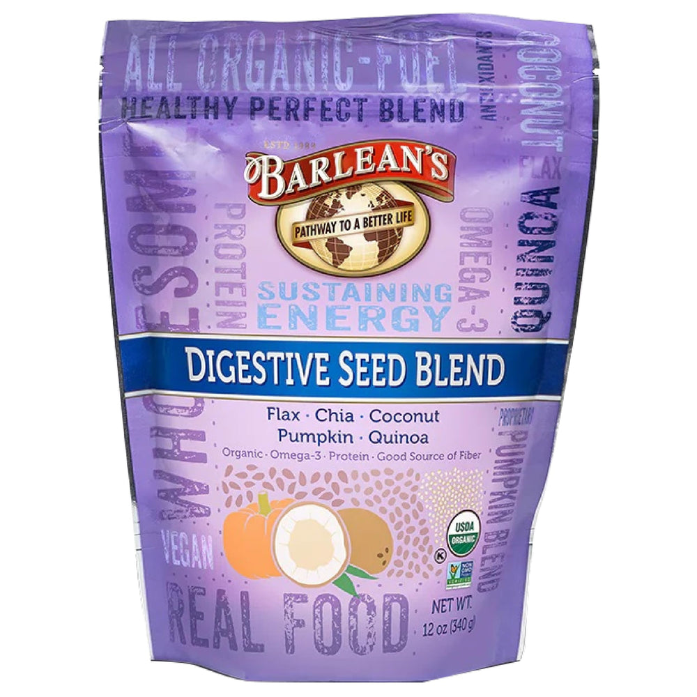 Barlean's Organic Digestive Seed Blend packaging front