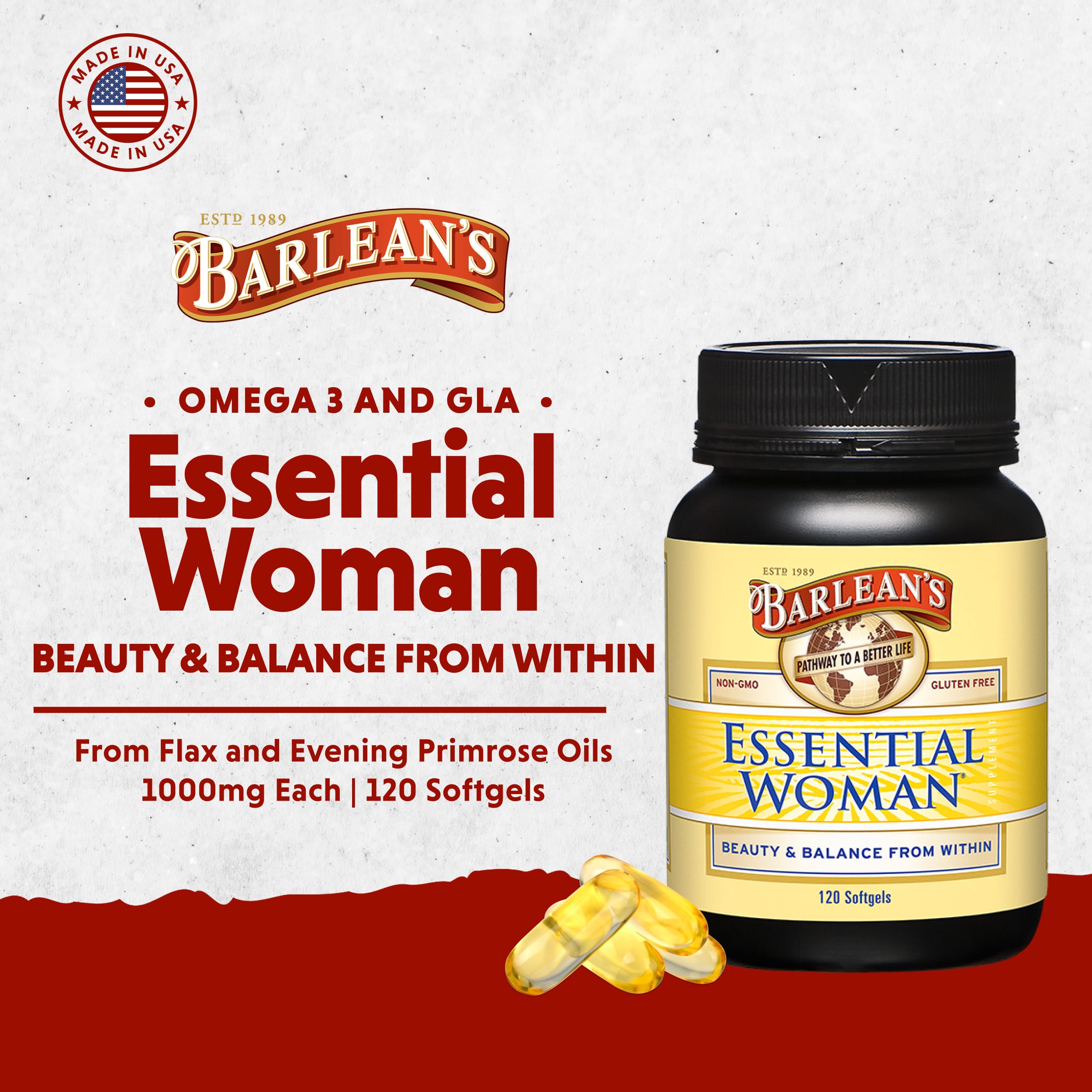 Flaxseed oil delivering omega-3, 6 and 9 fatty acids