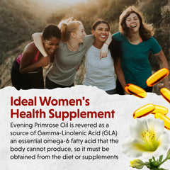 Barlean's Evening Primrose Oil ingredient label with GLA content