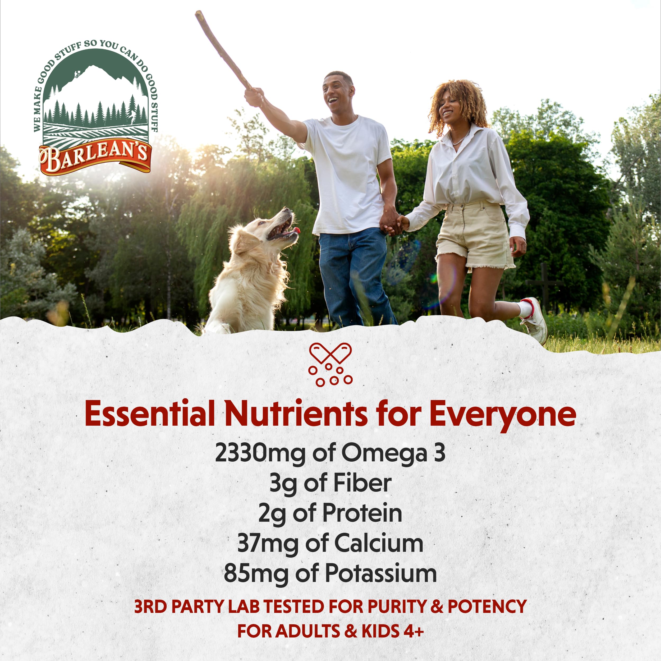 Mix of ground flax, chia seeds and shredded coconut in a bowl