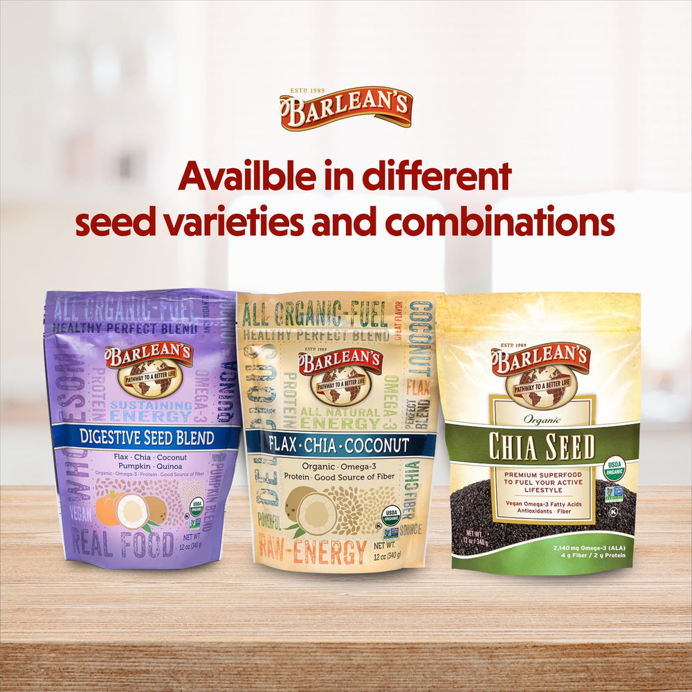 Barlean's Made in USA branding on packaging