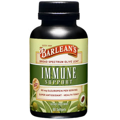 Barlean's Olive Leaf Complex Softgels bottle front label