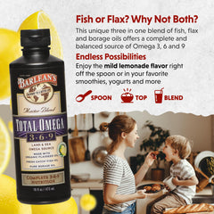 Barlean's Triple Omega Master Blend lemon flavor