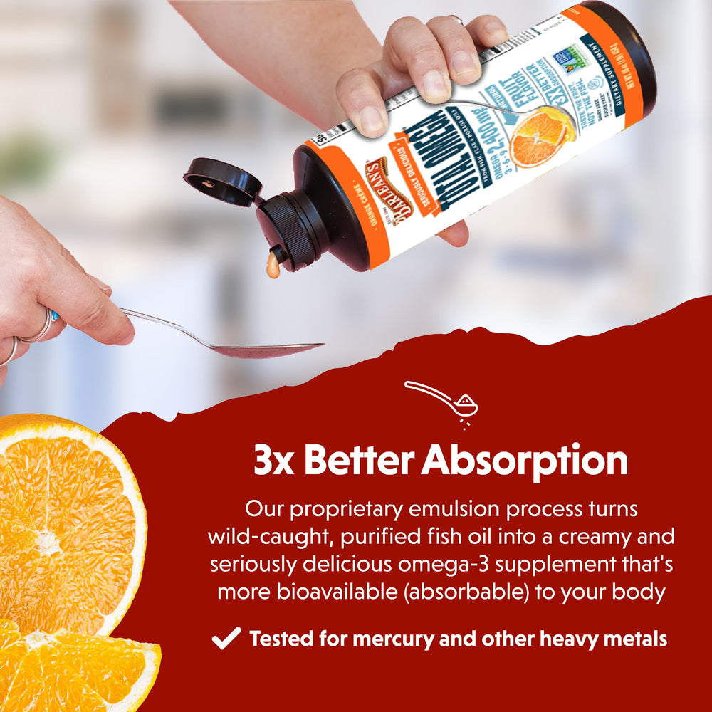 Illustration of fruity orange creme taste and creamy texture