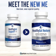 Graphic highlighting the blend of prebiotics, probiotics, and digestive enzymes