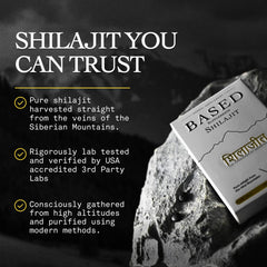 Shilajit tablets in blister sheets for convenient use