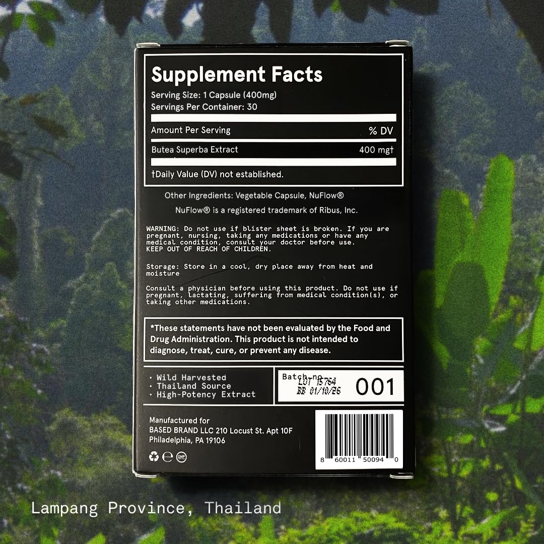 Based Supplements Thai forest herb scene conveys heritage and trusted formulation for daily routines.