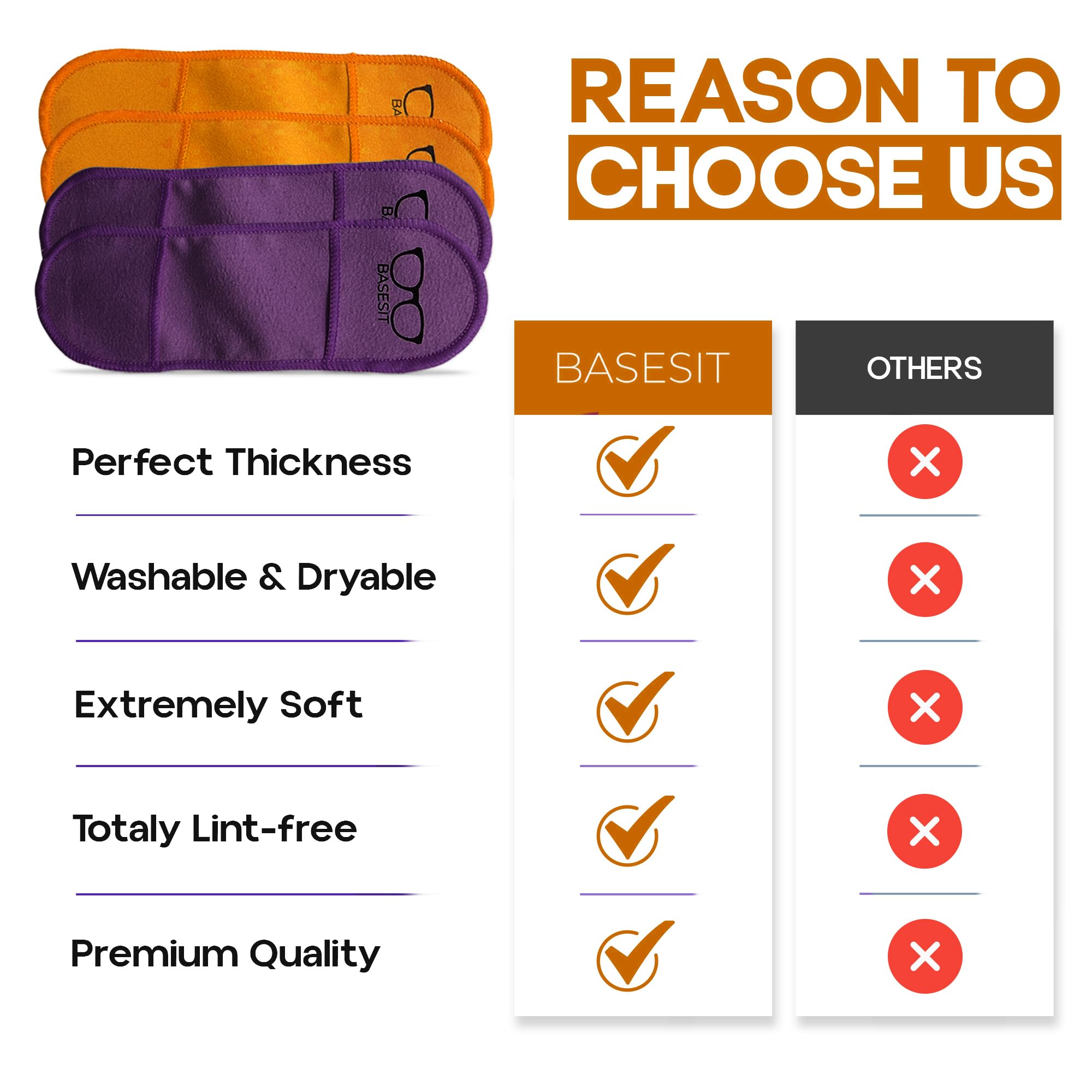 Compact, travel-friendly microfiber cloths for lenses (image 5)