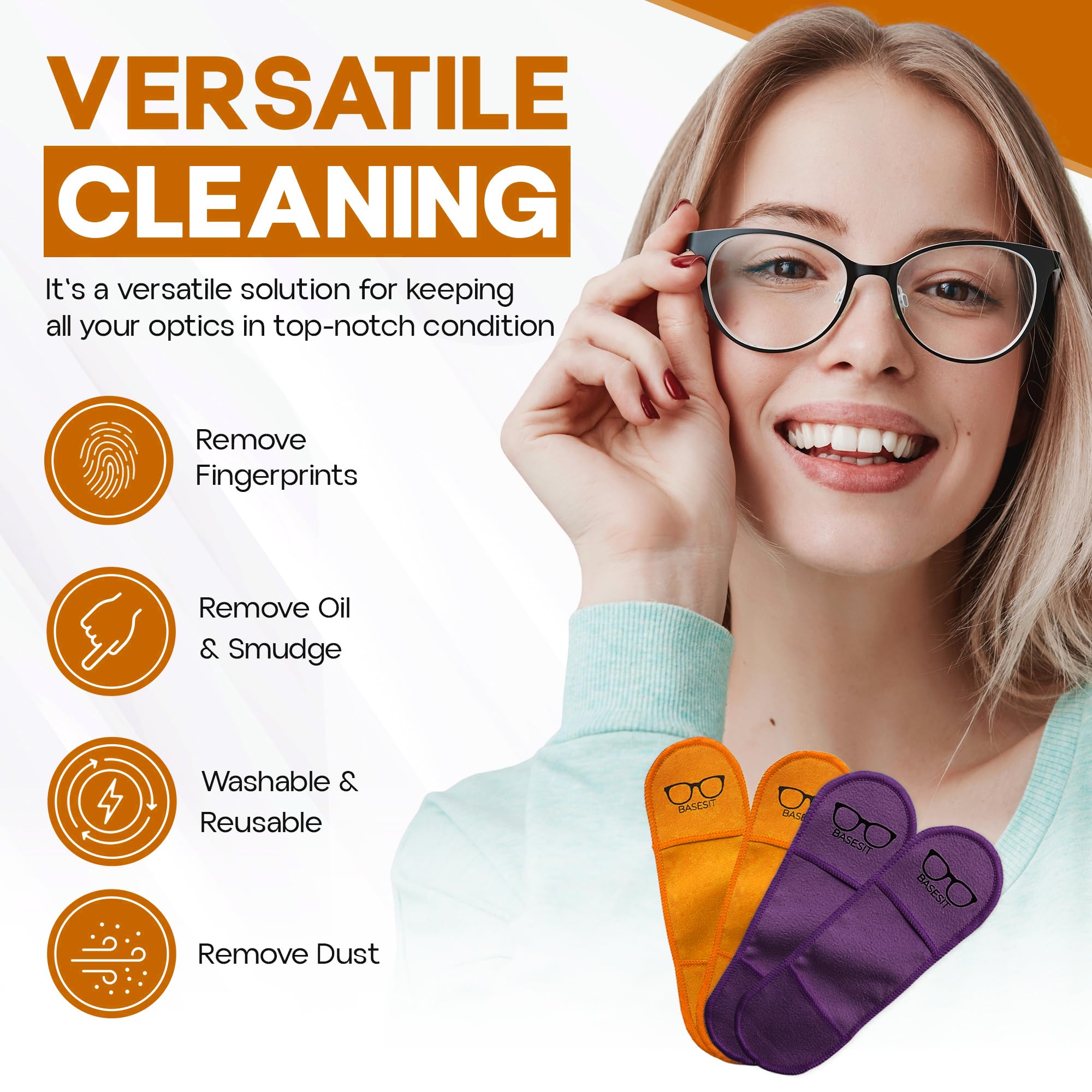 Durable microfiber cleaning cloths – retains softness after washes (image 6)
