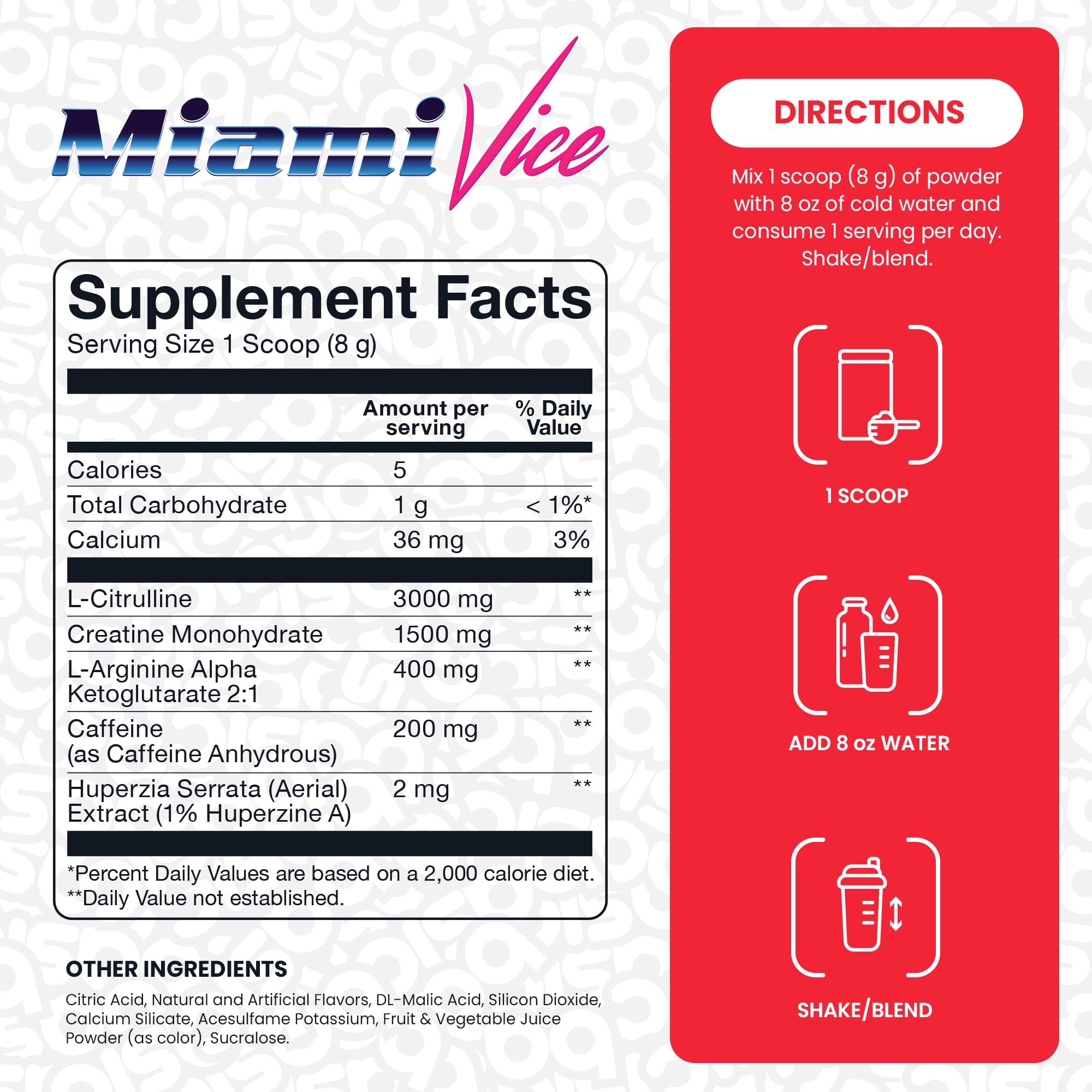 Basic Supplements pre-workout sugar-free label signifies clean energy without added sugar