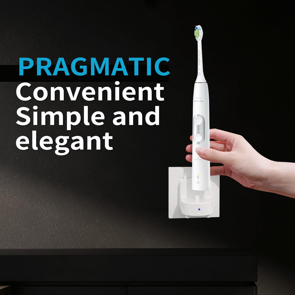Bathroom wall-mounted Philips Sonicare charger installation