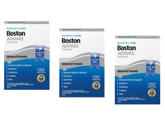 Front view of Bausch & Lomb Boston Advance Formula Travel Pack Combo (3 Pack)