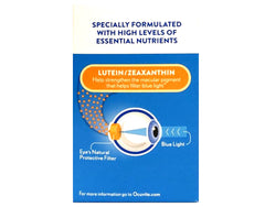 Bottle front view of Ocuvite Blue Light with 60 softgels