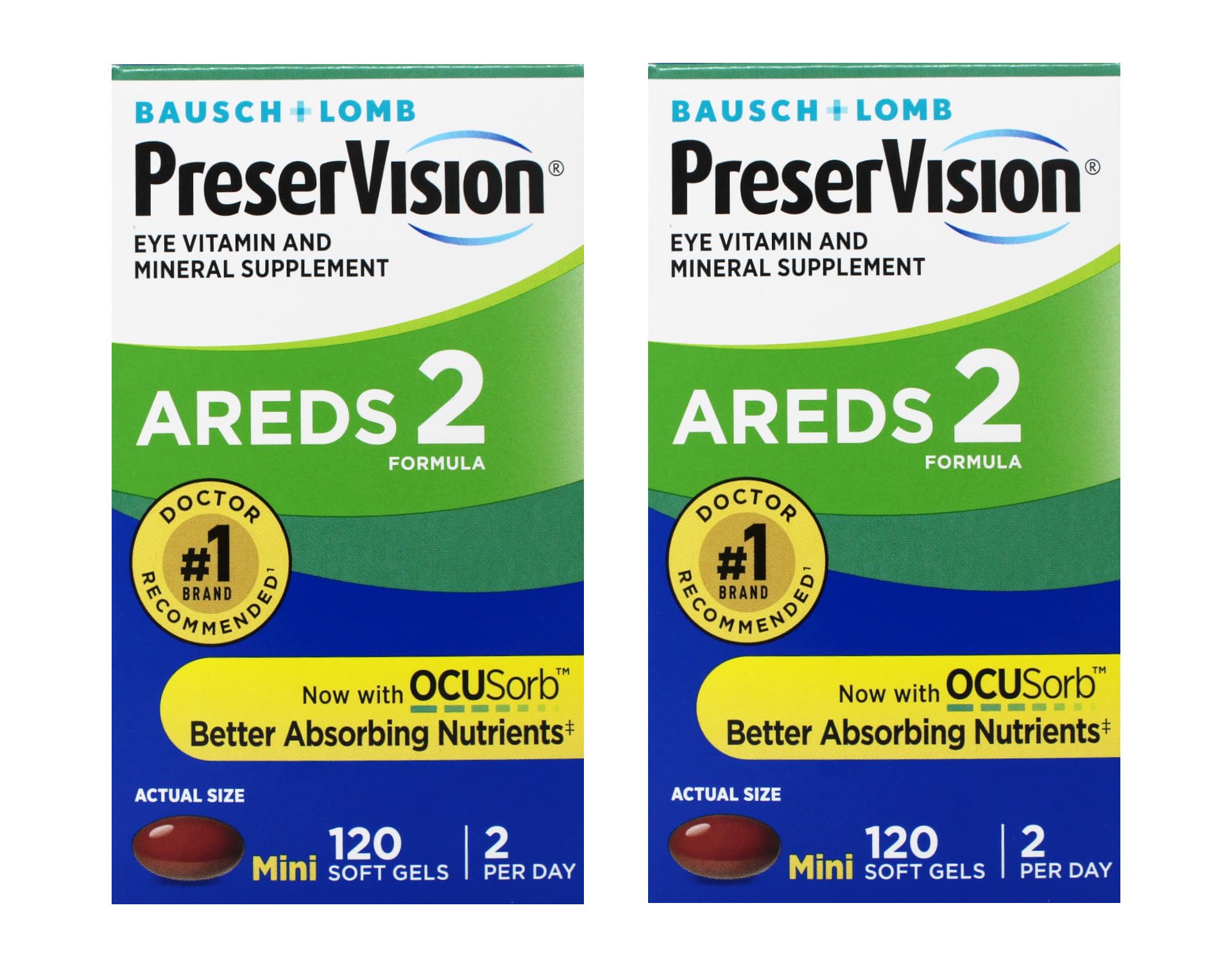 Bausch + Lomb PreserVision AREDS2 eye vitamin bottle front
