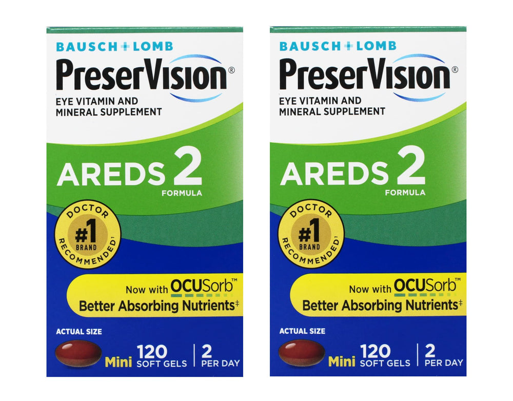 Bausch + Lomb PreserVision AREDS2 eye vitamin bottle front