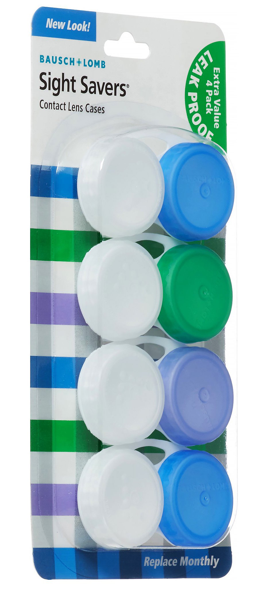 Close-up of Sight Savers case showing leak-proof seal and design for chemical disinfection
