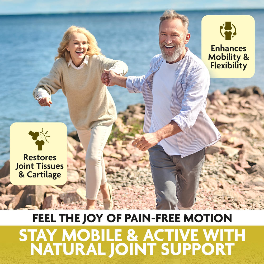 Concept image showing joints, bones, skin, and eyes benefits