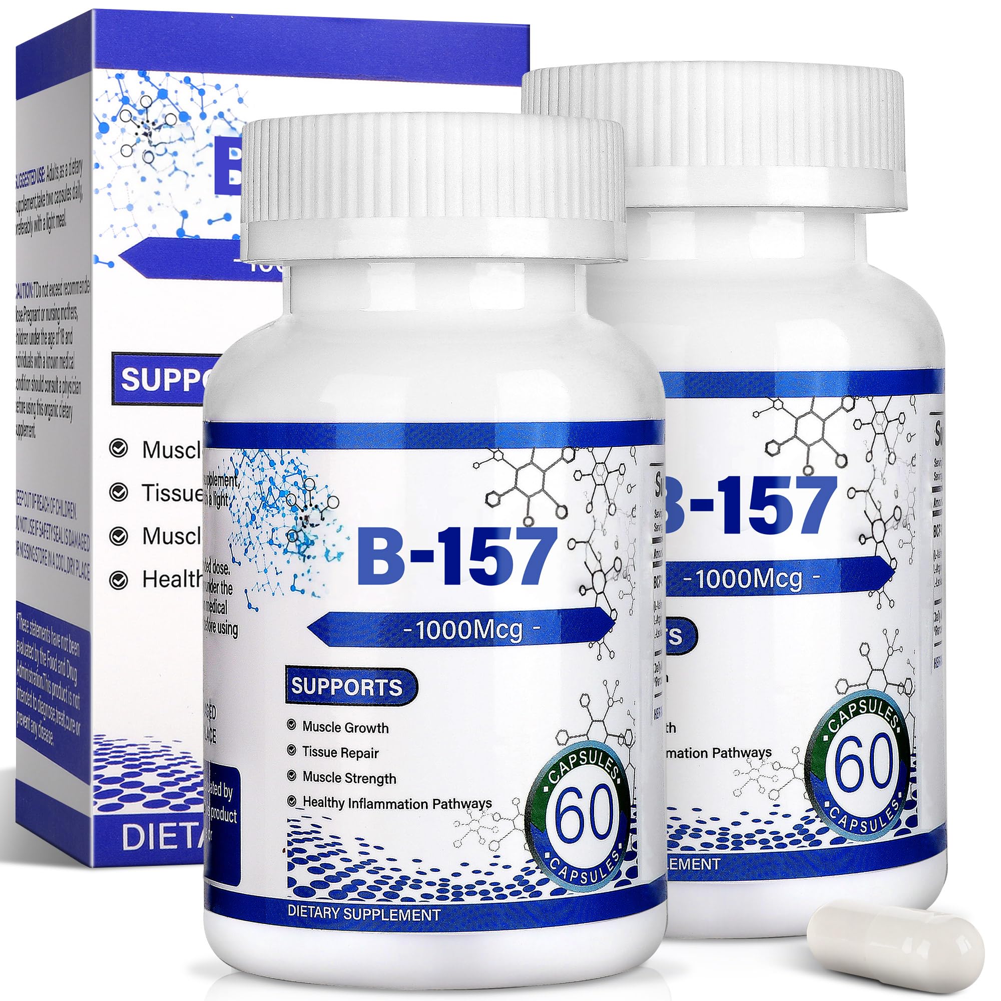 Baxzae bottle pack visual highlighting a two-pack for daily body support