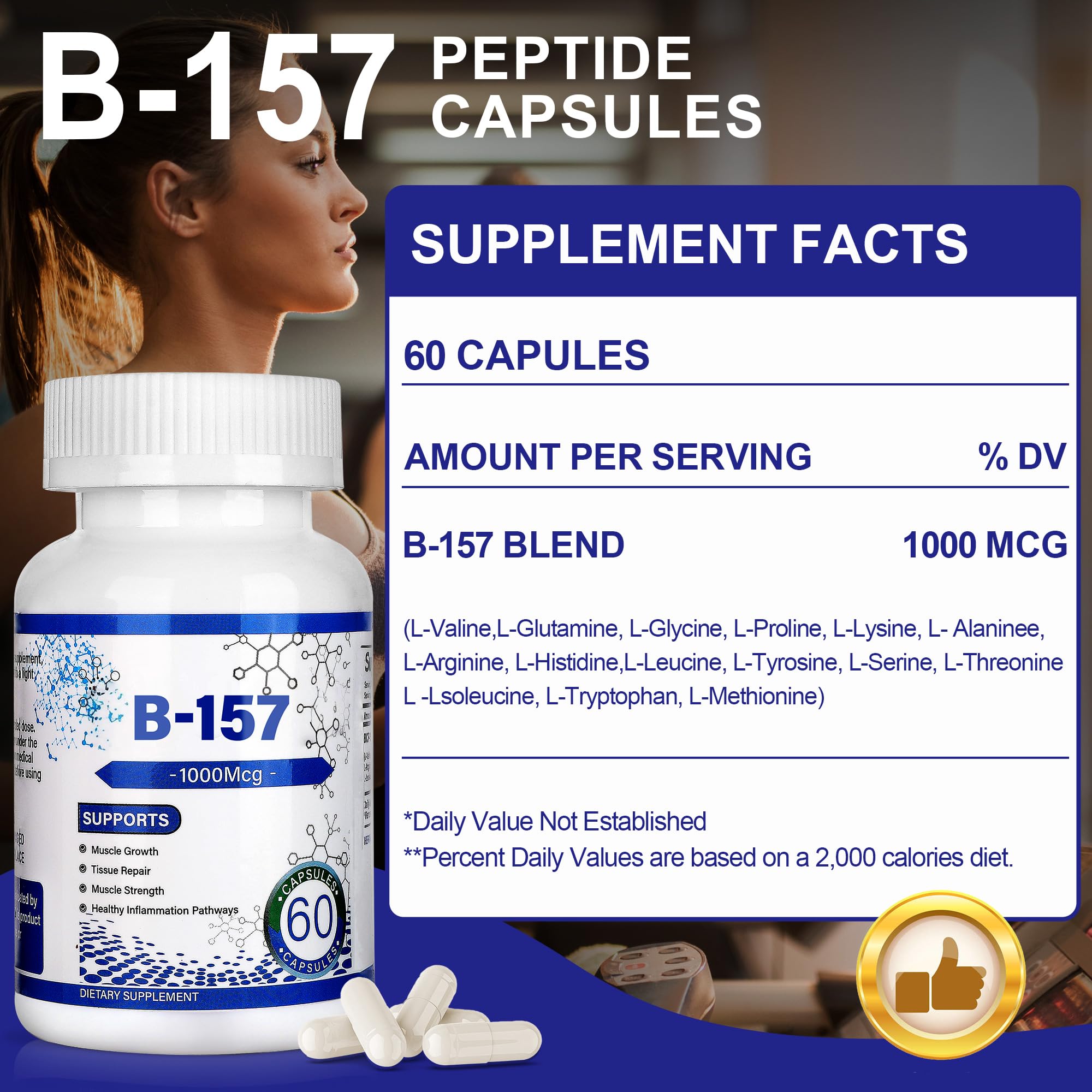 Baxzae capsules closeup showing smooth, easy-to-swallow capsules for daily use