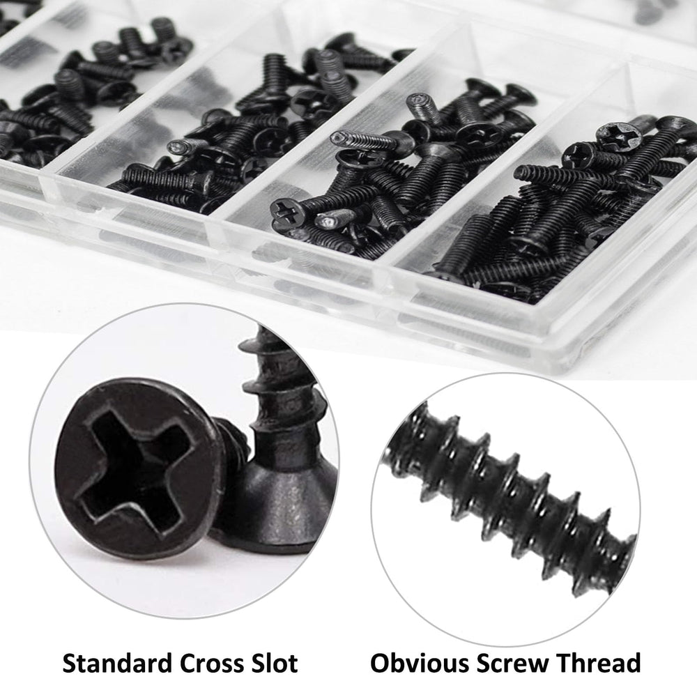 Flat head micro screws assortment for eyewear and jewelry