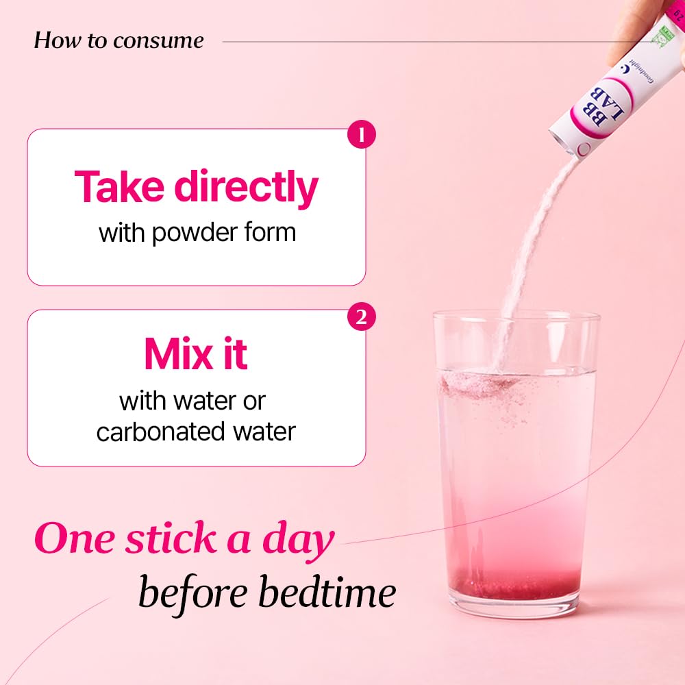 Vitamin C and glycine ingredients on product label