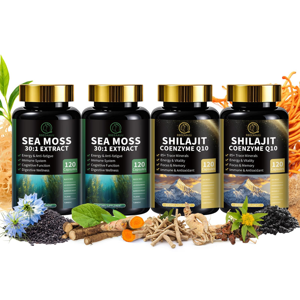 BBEEAAUU Sea Moss & Shilajit Bundle main image