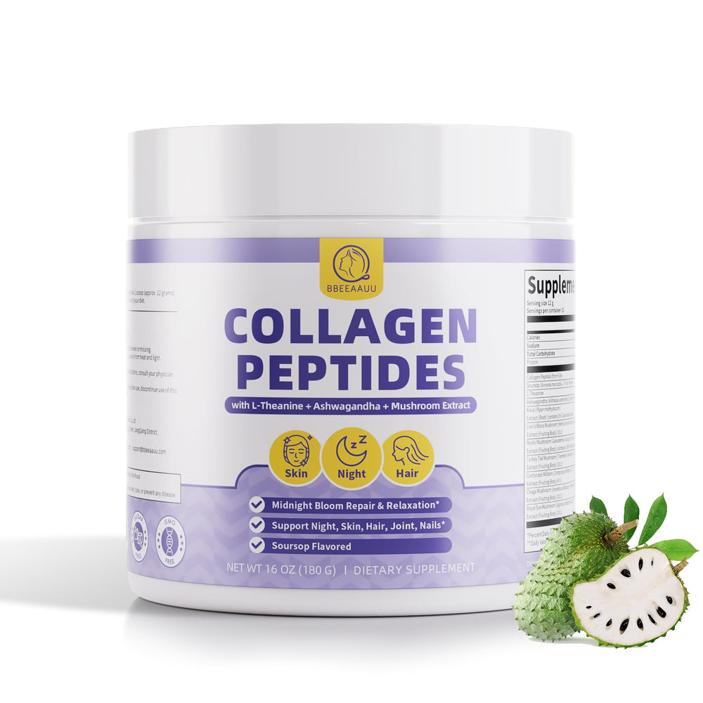 Hero image for BBEEAAUU Collagen Peptides Powder for Women - Night Repair