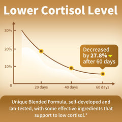 Night focus and energy support with cortisol-reducing drops