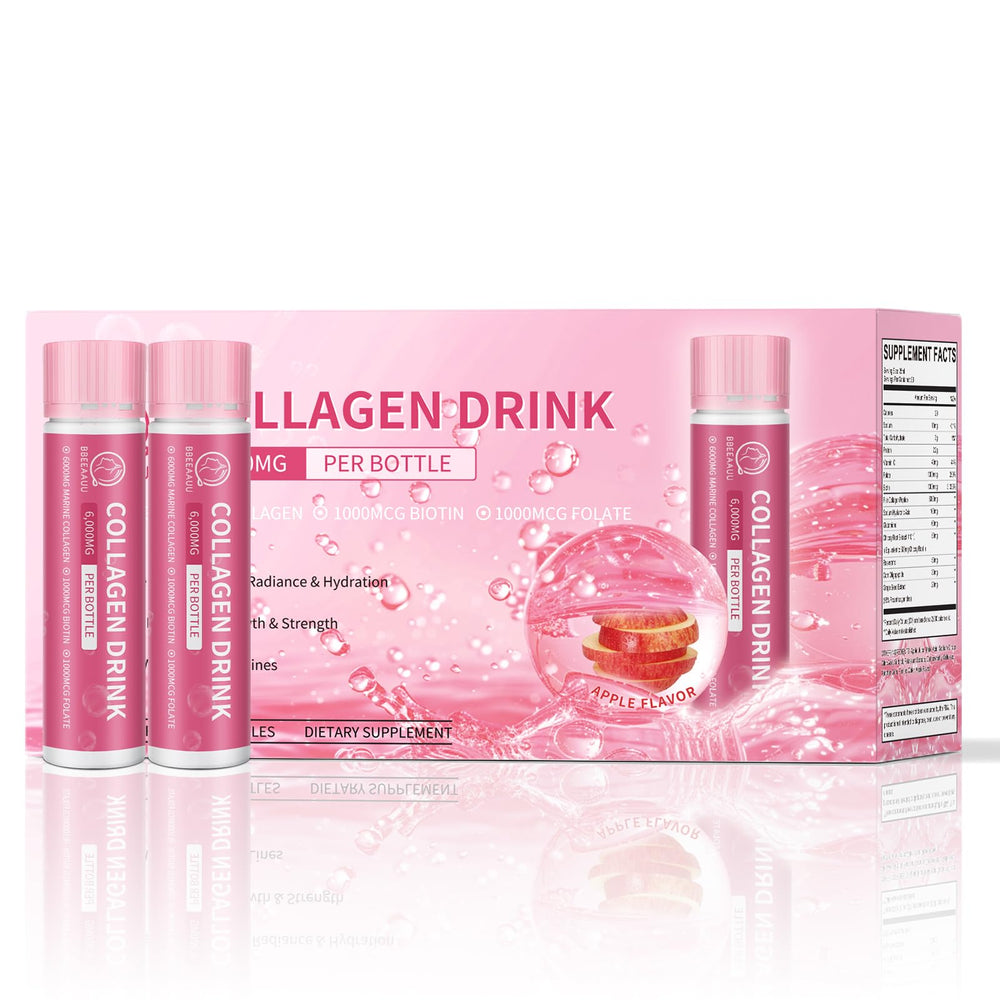 BBEEAAUU Apple collagen drink front bottle