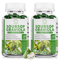 BBEEAAUU soursop capsules pour demonstrates easy daily intake and potential immune support.