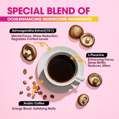 Ashwagandha and L-Theanine ingredients highlighted on label