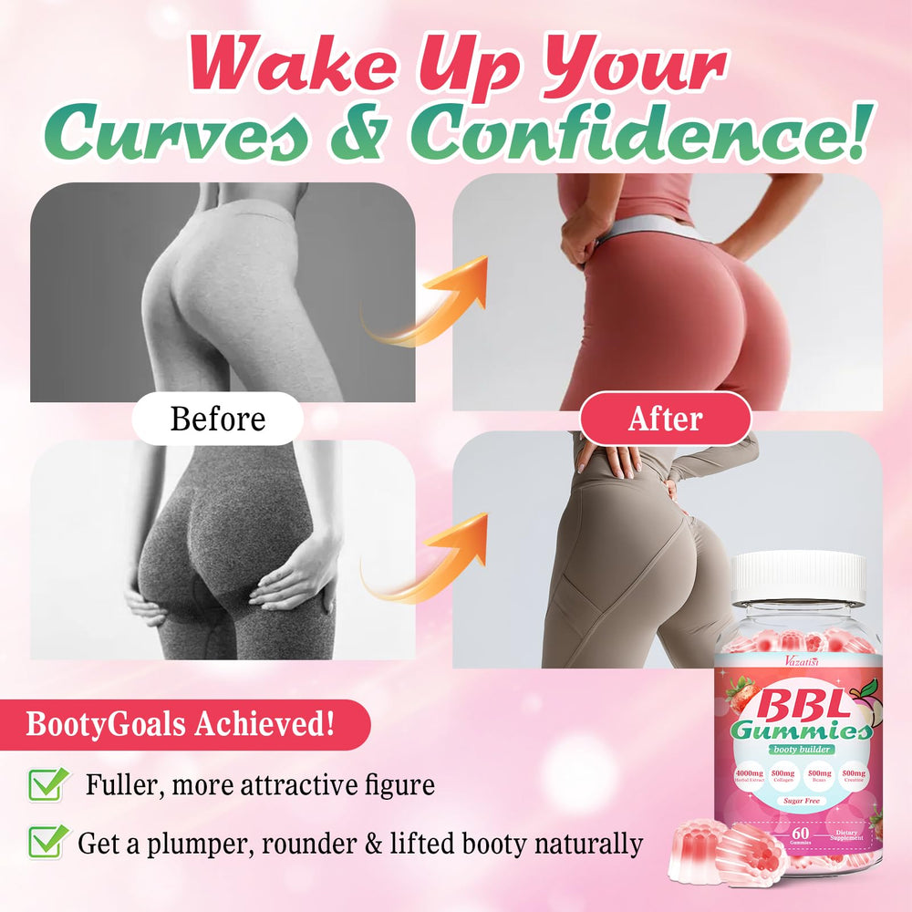 Strawberry-flavored BBL Booty Gummies
