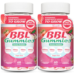 Bottle of BBL Booty Gummies for Women with label