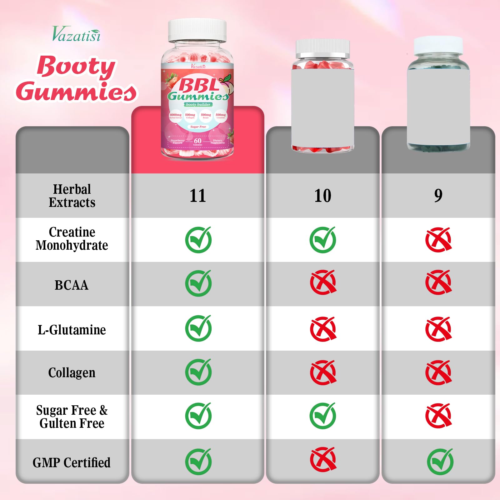 Fitness lifestyle image featuring BBL Booty Gummies