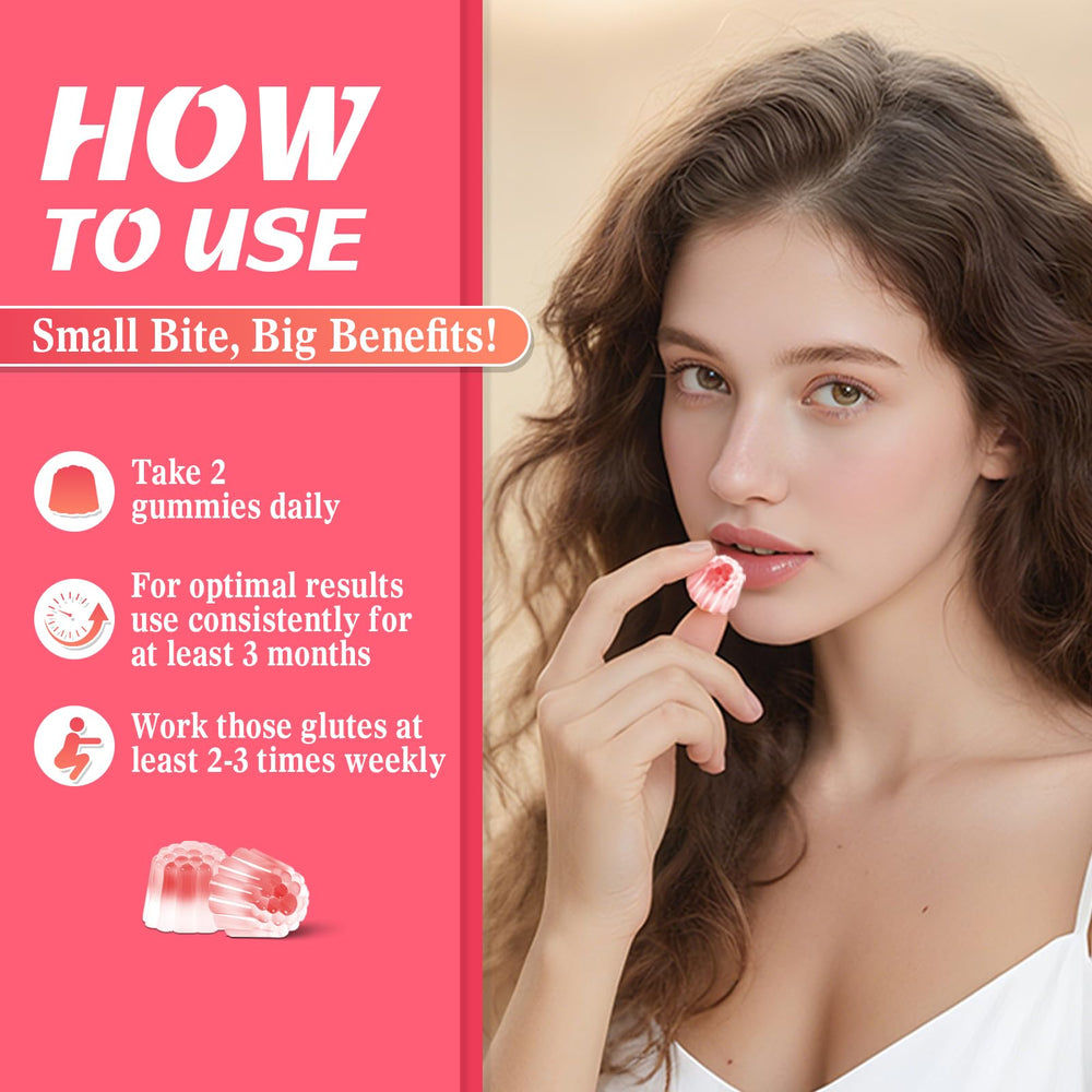 BBL Booty Gummies highlighting workout recovery and energy support