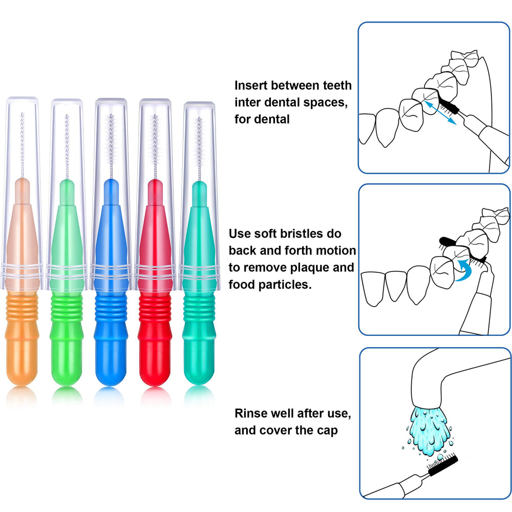 Nylon-coated wire braces cleaner close-up