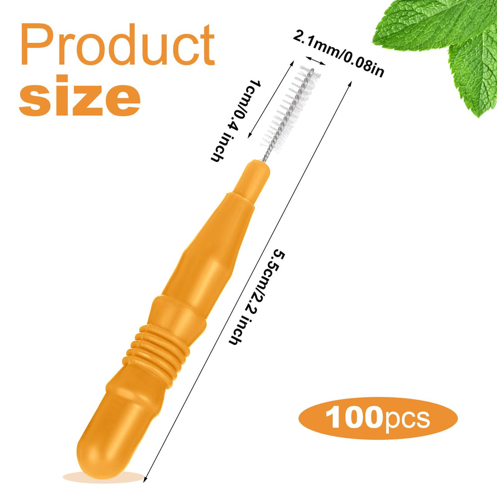 Interdental brush head close-up 2.1 mm