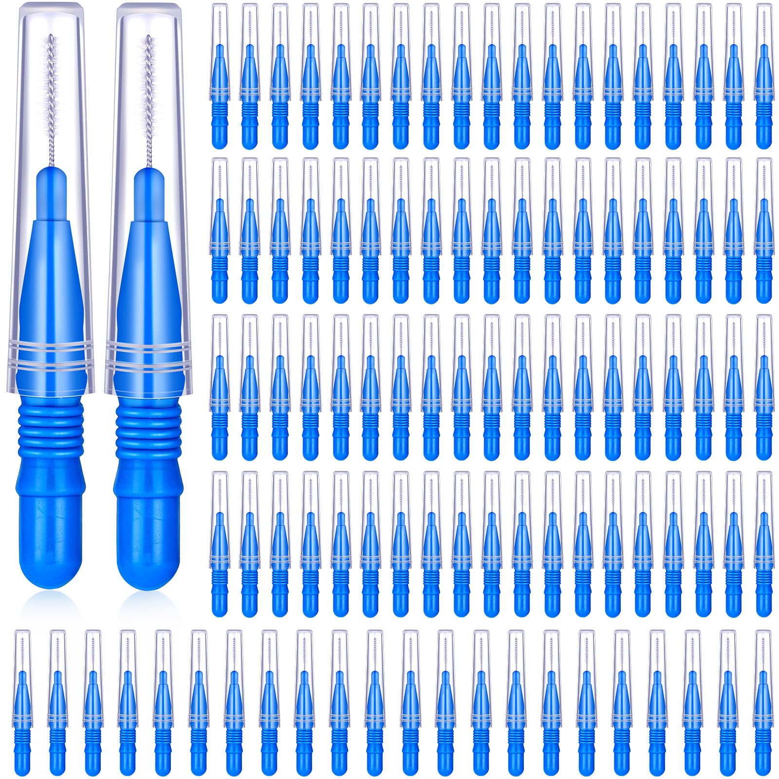 BBTO 100 Pcs Interdental Brushes – blue packaging view