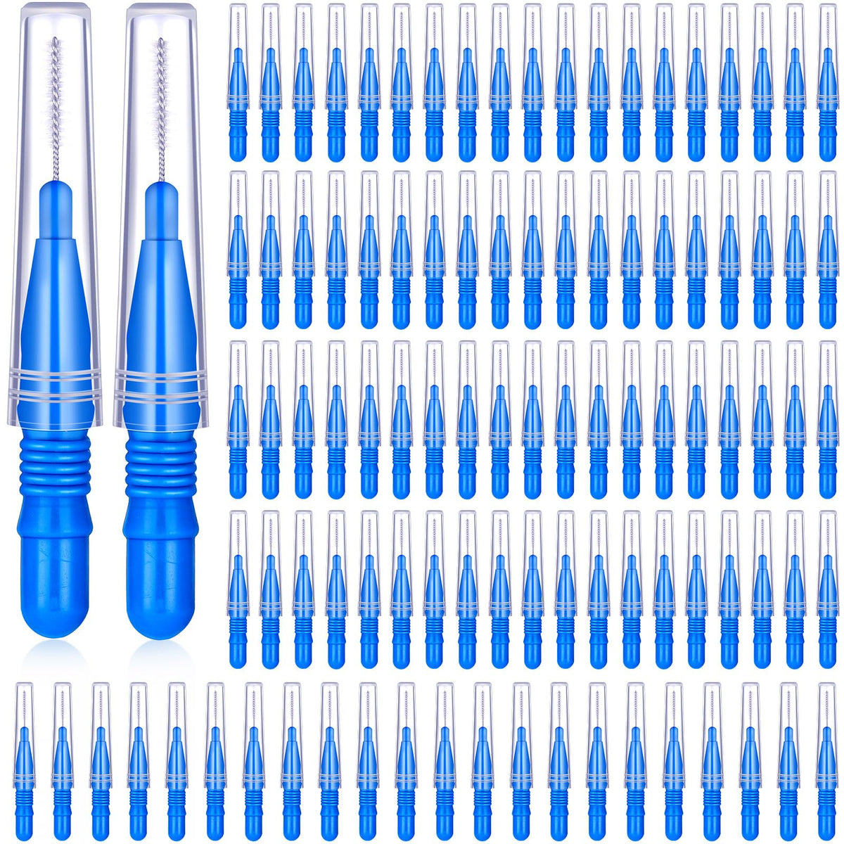 BBTO 100 Pcs Interdental Brushes – blue packaging view