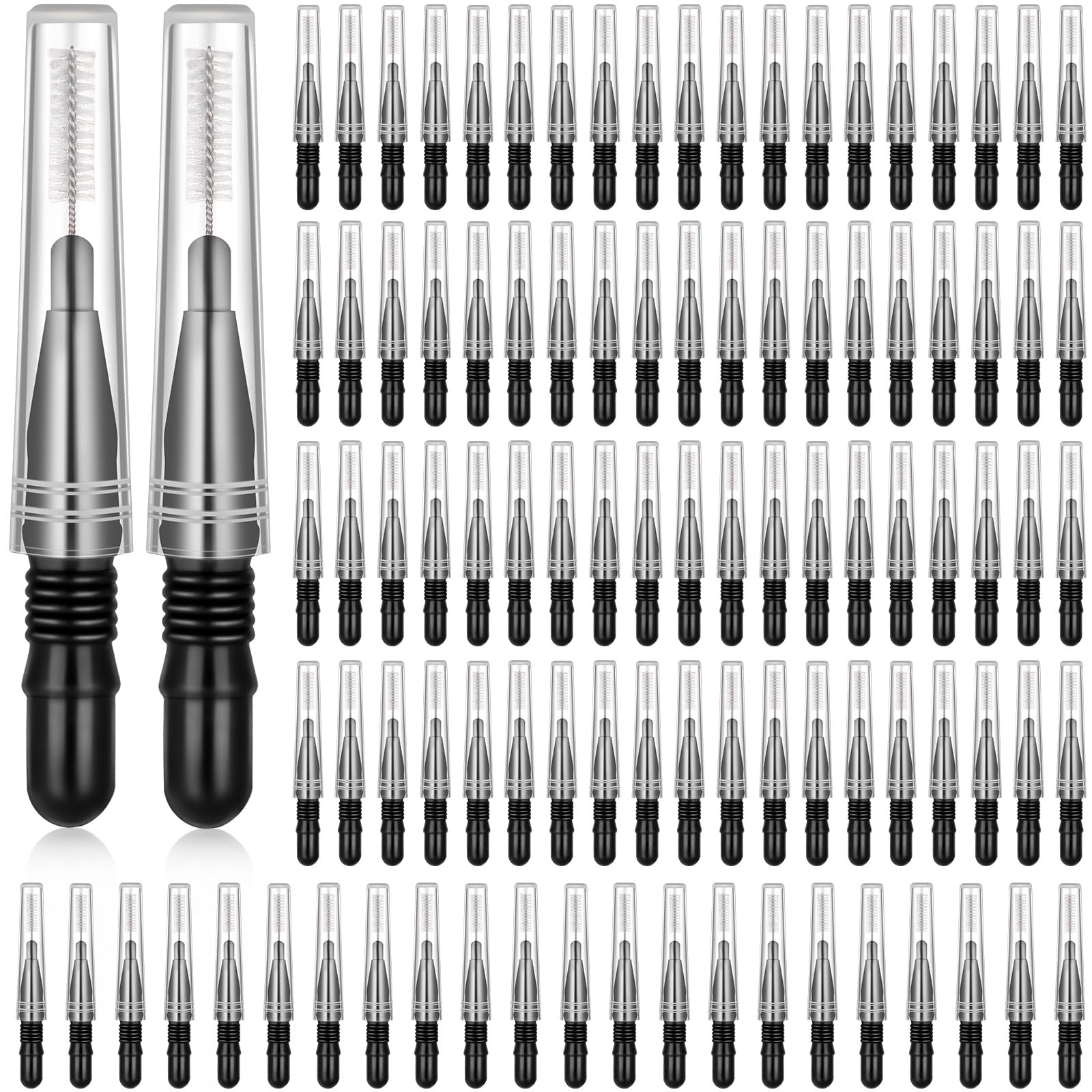 BBTO 100 Pcs Interdental Brushes Black – packaging