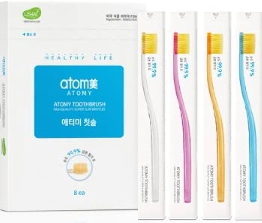 BC233 Korean Toothbrush for Sensitive Gums - Pack of 8