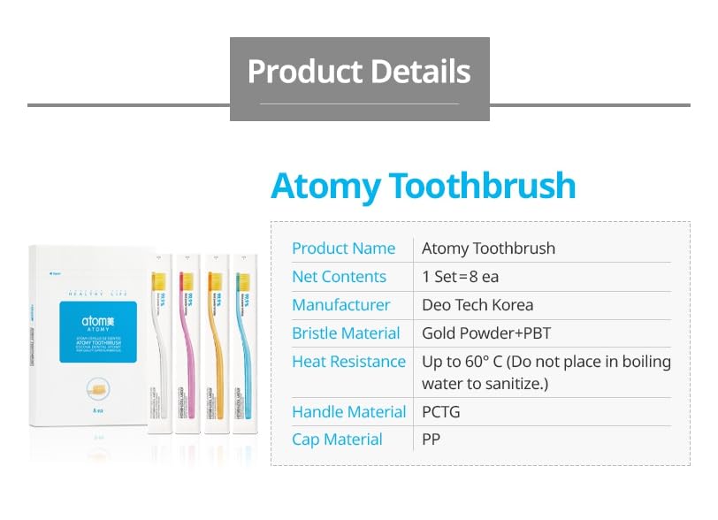 Rounded slim head of BC233 toothbrush for brushing back teeth