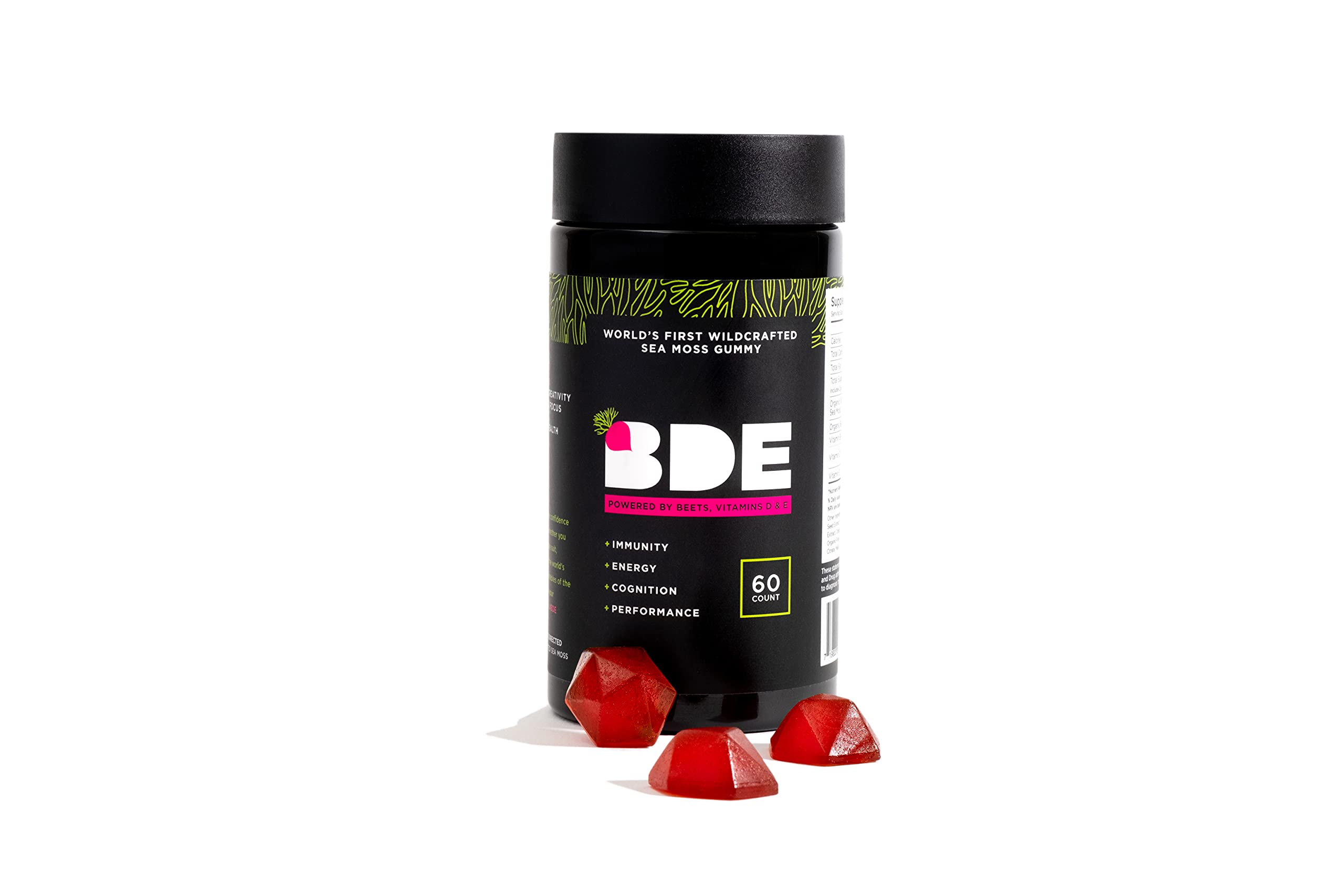 Gummies with maca root, beets, and Lion's Mane mushrooms