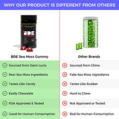 BDE Sea Moss Gummy packaging - 60 count