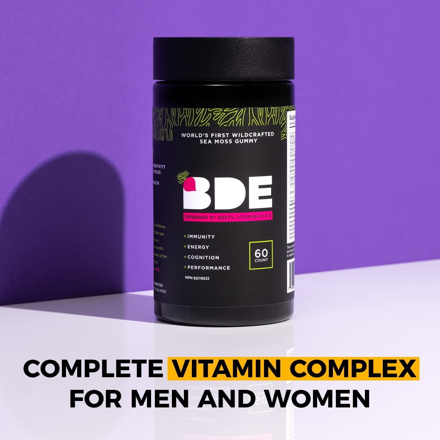 Vitamin D and Vitamin E with sea moss gummies