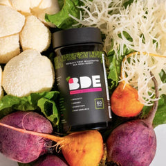 Beets and maca root ingredients for sea moss gummies