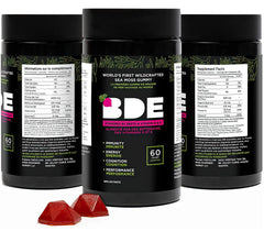 Packaging image for BDE Wildcrafted Sea Moss Gummy 60 count